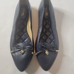 Michael Kors Women's Navy Ballet Flats